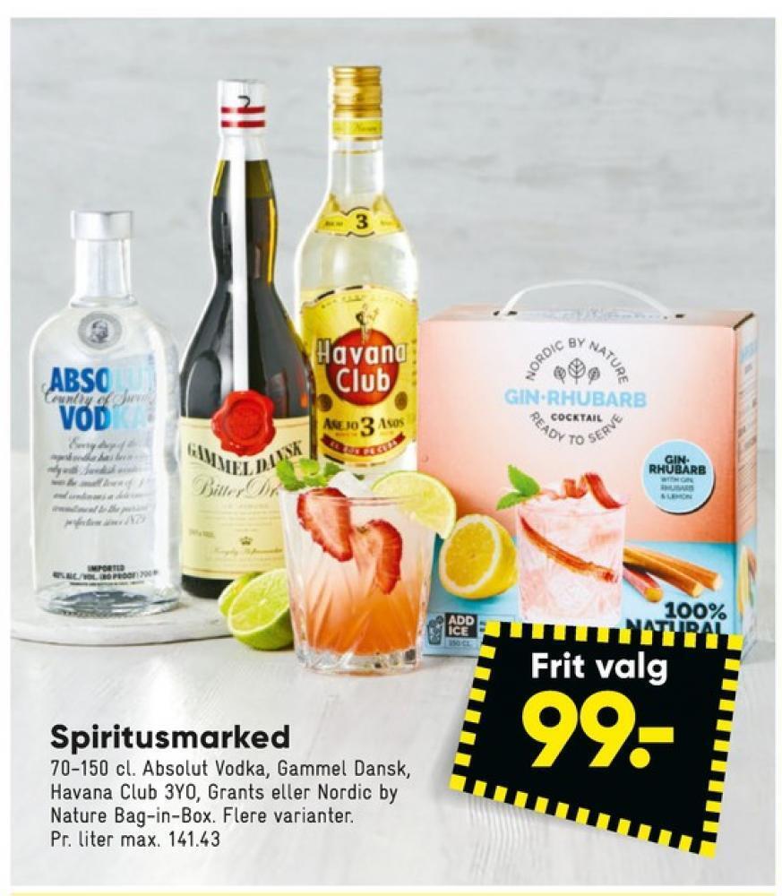 Bilka Absolut vodka tilbud