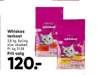 Bilka Whiskas kattefoder tilbud