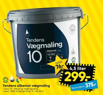 Bilka Tendens maling tilbud
