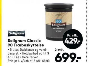 Bilka Solignum træbeskyttelse tilbud