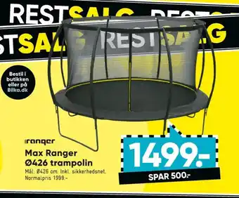 Bilka Max ranger trampolin tilbud