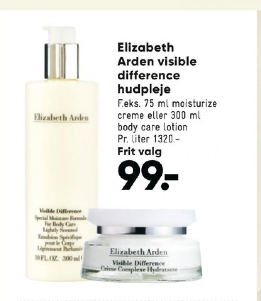 Bilka Elizabeth arden creme tilbud