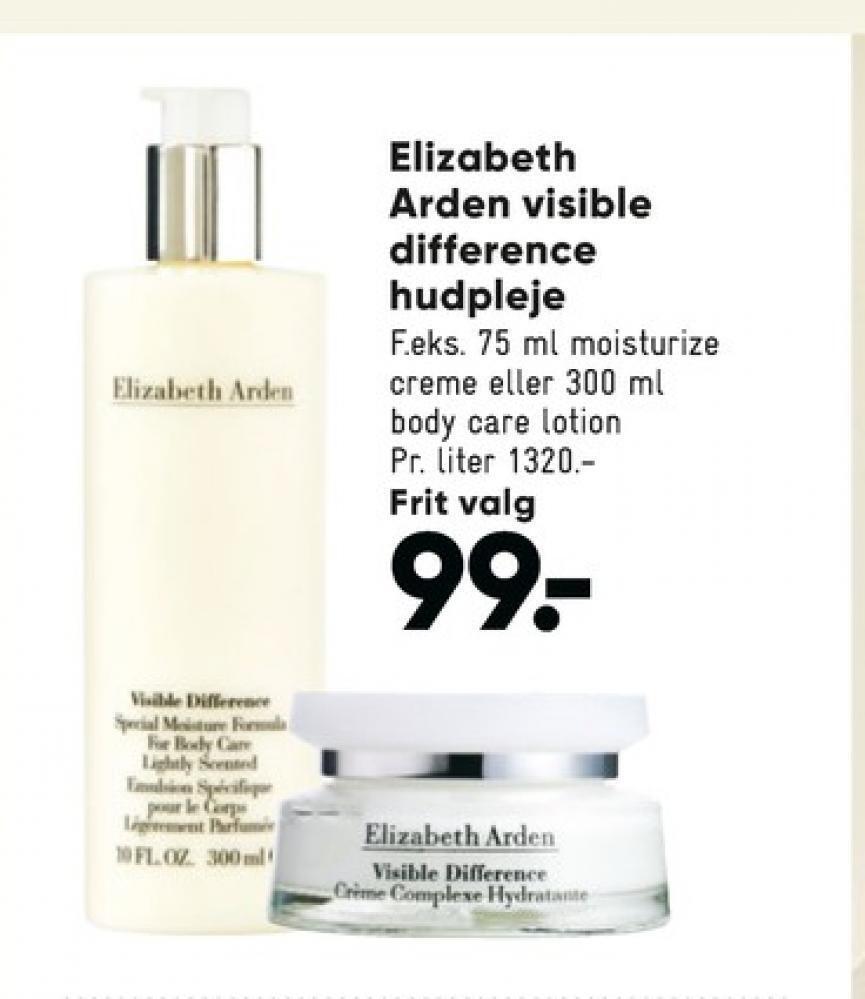 Elizabeth arden creme tilbud hos Bilka