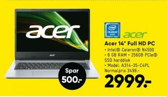 Acer bærbar pc