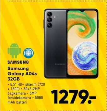 Bilka Galaxy a04s mobiltelefon tilbud