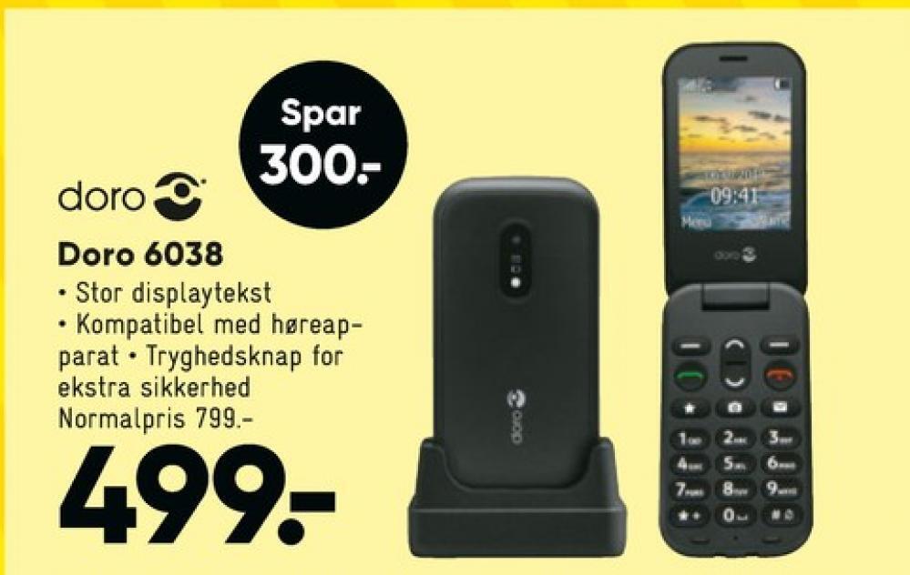 Bilka 6038 mobiltelefon tilbud