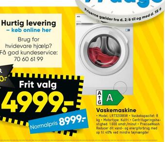 Bilka Aeg vaskemaskine tilbud