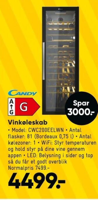 Candy vinkøleskab