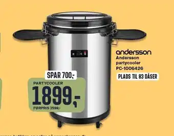 Skousen Andersson partycooler tilbud