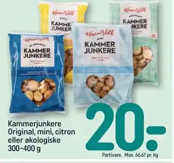REMA 1000 Karen volf kammerjunkere original, mini, citron eller økologiske tilbud