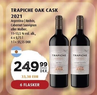 Trapiche oak cask 2021 - 6 flasker