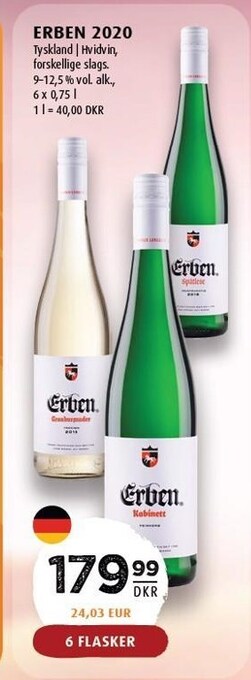 Scandinavian Park Erben 2020 - 6 flasker tilbud