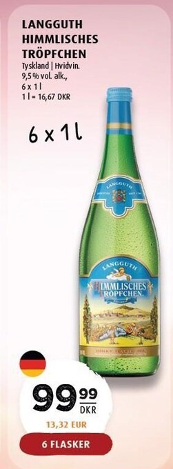 Scandinavian Park Langguth himmlisches tröpfchen - 6 flasker tilbud