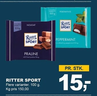 Let-Køb Ritter sport tilbud