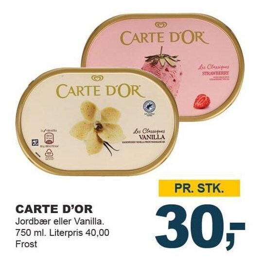 Let-Køb Carte d'or tilbud