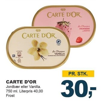 Let-Køb Carte d'or tilbud