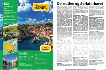 Riis Rejser Dalmatien og adriaterhavet busrejse, 12 dage tilbud