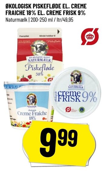 Løvbjerg ØKOLOGISK PISKEFLØDE EL. CREME FRAICHE 18% EL. CREME FRISK 9% tilbud