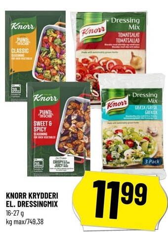 Løvbjerg KNORR KRYDDERI EL. DRESSINGMIX tilbud