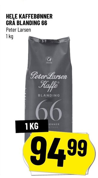 Løvbjerg HELE KAFFEBØNNER GRÅ BLANDING 66 tilbud