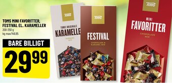 Løvbjerg TOMS MINI FAVORITTER, FESTIVAL EL. KARAMELLER tilbud