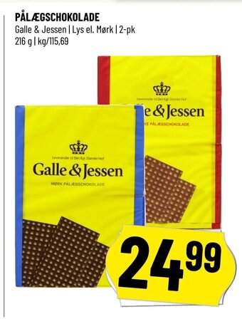 PÅLÆGSCHOKOLADE
