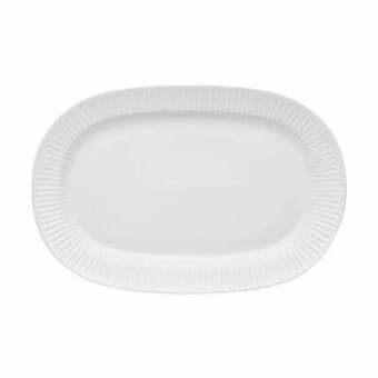Imerco Eva trio legio nova serveringsfad - 3 stk. - l 27/32,5/37 cm - porcelæn - hvid tilbud