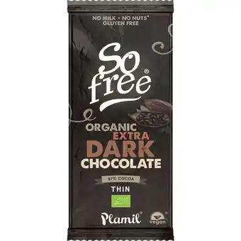 So free so mörk choklad 87% 80g