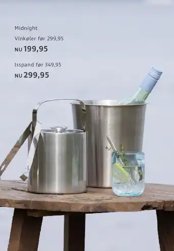 Sinnerup Midnight vinkøler eller isspand tilbud