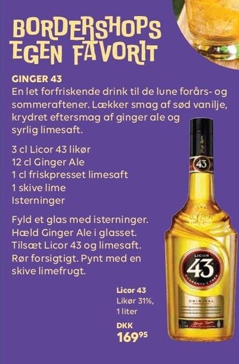 BorderShop Licor 43 tilbud