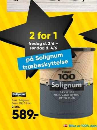 Bilka Solignum træbeskyttelse tilbud