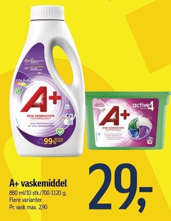 A+ vaskemiddel