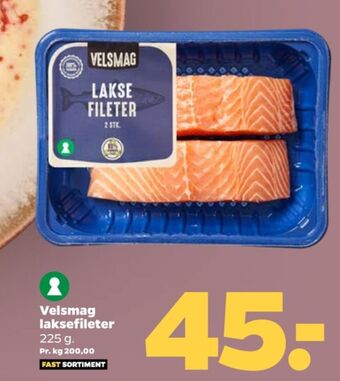 Netto Velsmag laksefilet tilbud