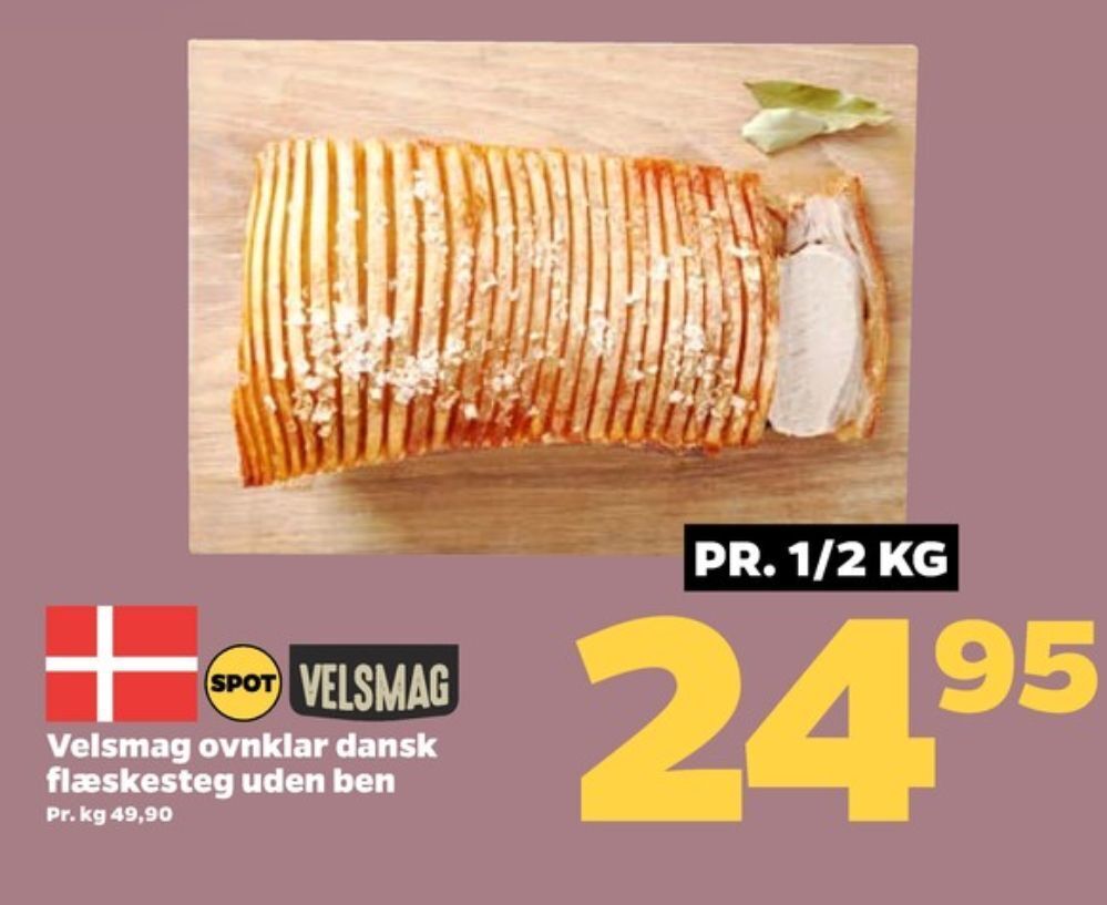 Netto Velsmag flæskesteg tilbud