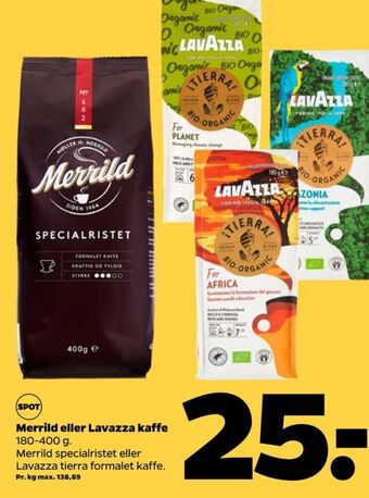 Netto Specialristet kaffe formalet tilbud