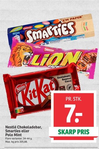 Smarties chokoladepastiller