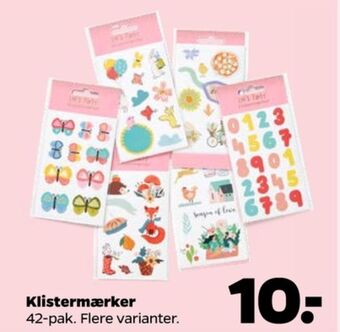 Netto Ukendt klistermærker tilbud