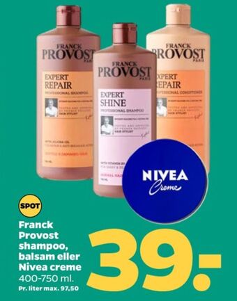Netto Franck provost shampoo tilbud