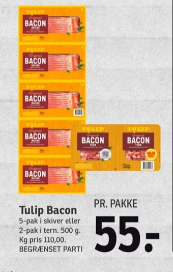Tulip baconskiver