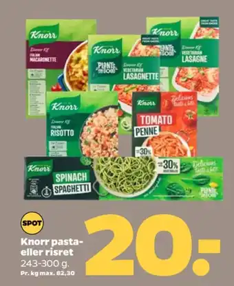 Netto Knorr pastaretter tilbud