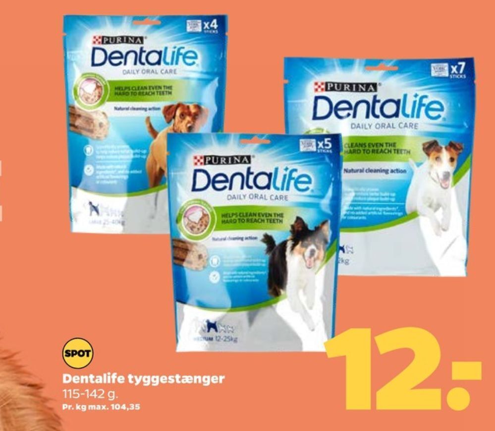 Netto Dentalife hundesnacks tilbud