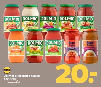 Uncle bens sauce flydende
