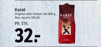 Karat instant kaffe