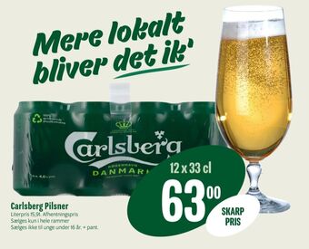 Min Købmand Pilsner øl tilbud