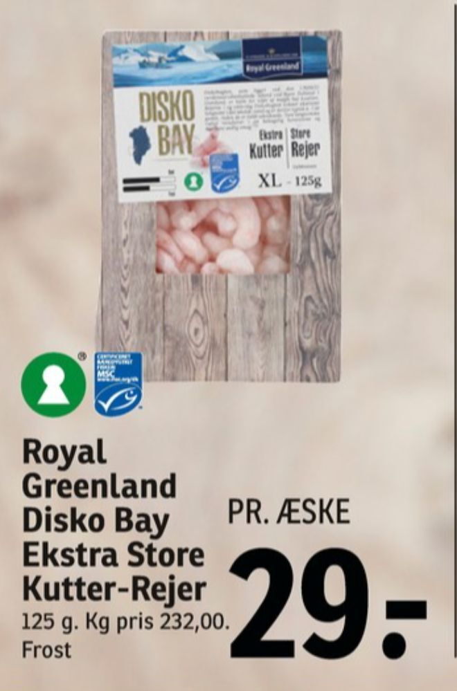 SPAR Royal greenland rejer tilbud