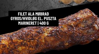 Løvbjerg FILET ALA MØBRAD GYROS/HVIDLØG EL. PUSZTA MARINERET | 400 G tilbud