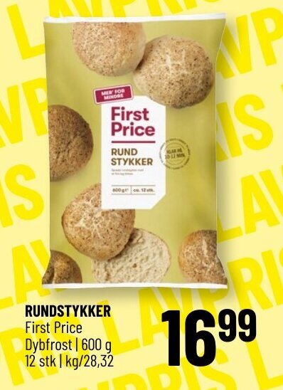 Løvbjerg RUNDSTYKKER First Price tilbud