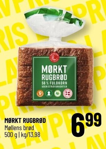 Løvbjerg MØRKT RUGBRØD Møllens brød tilbud
