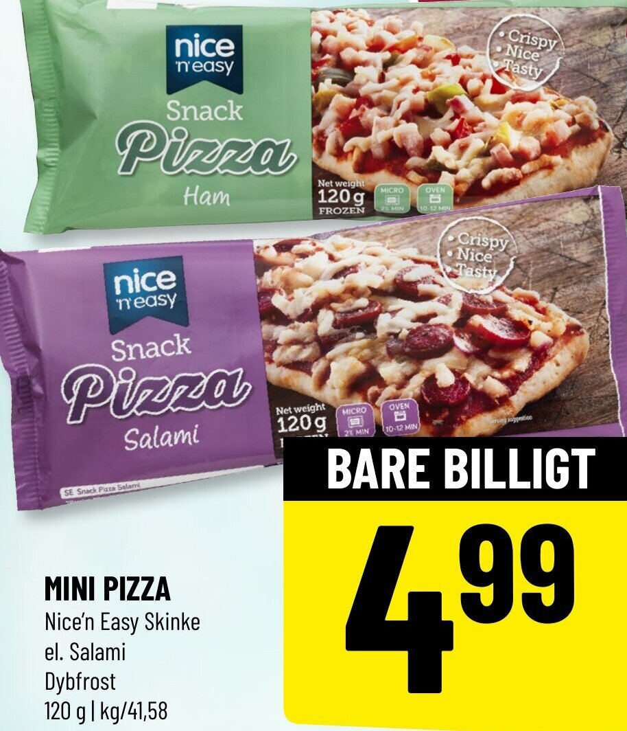 Løvbjerg MINI PIZZA Nice'n Easy Skinke el. Salami tilbud