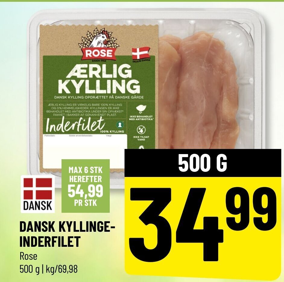Løvbjerg DANSK KYLLINGE-INDERFILET tilbud